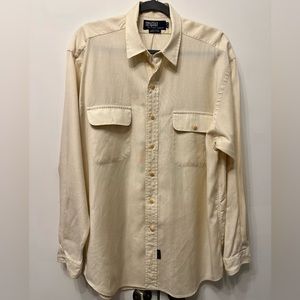 Vintage Polo Ralph Lauren heavy weight linen shirt